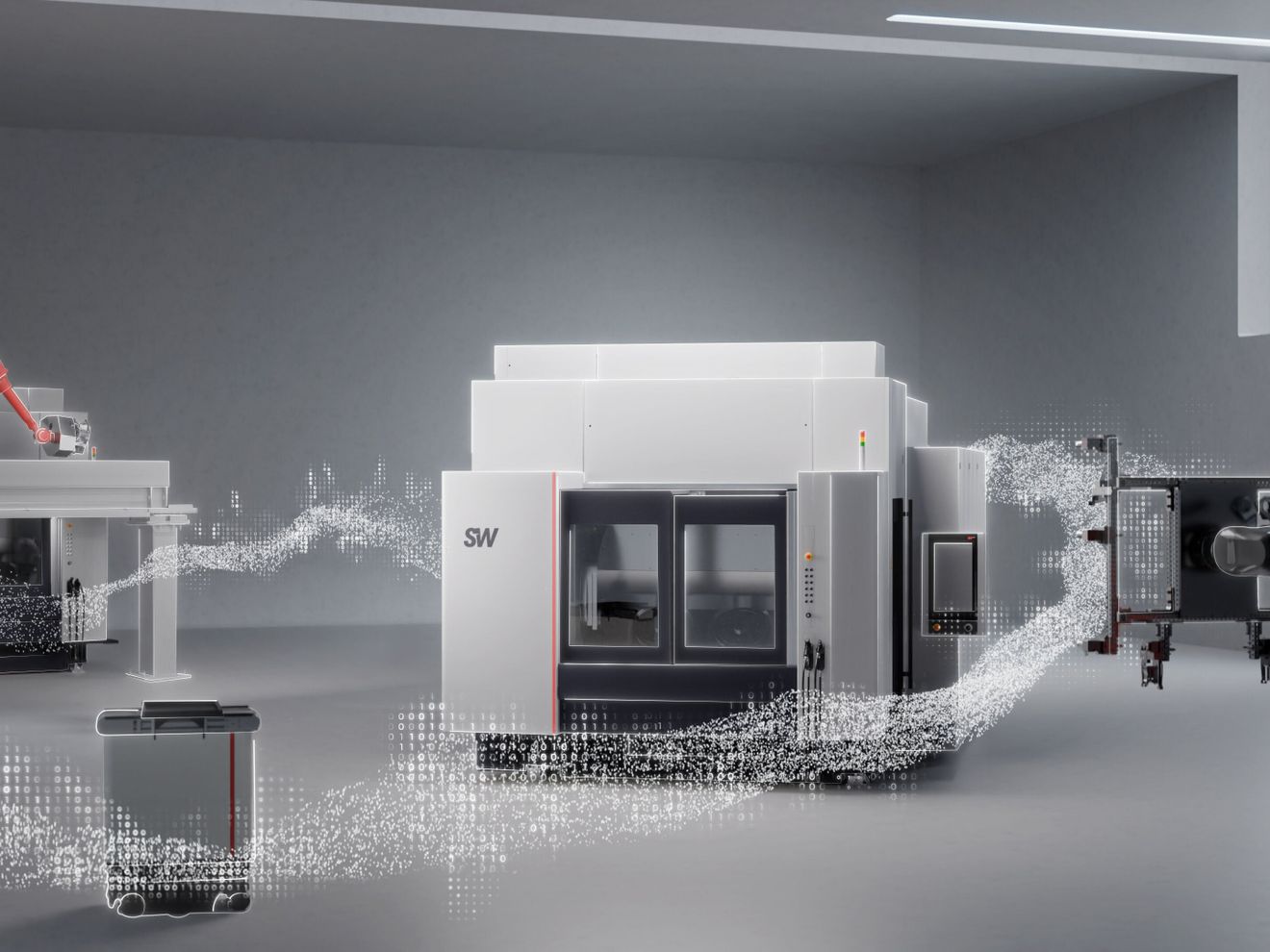 New machine concepts: Faster cycles with two spindles Trade fair innovations