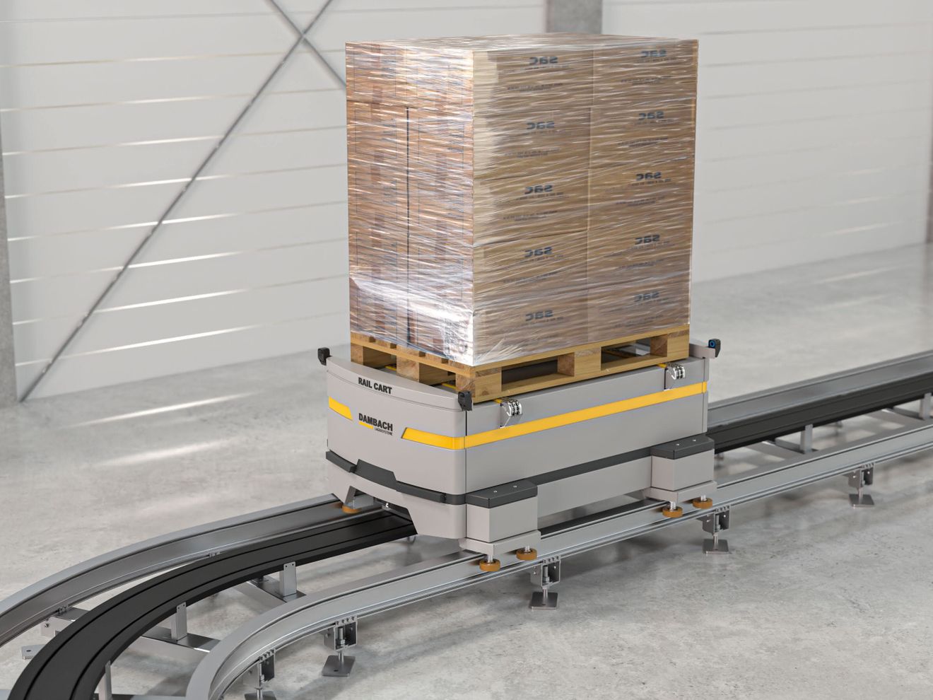 Electric floor track system Electric floor track system