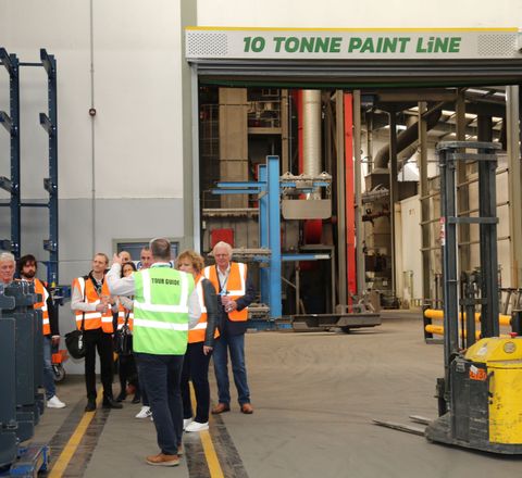 Forklift truck: Between anniversary and trade fairs