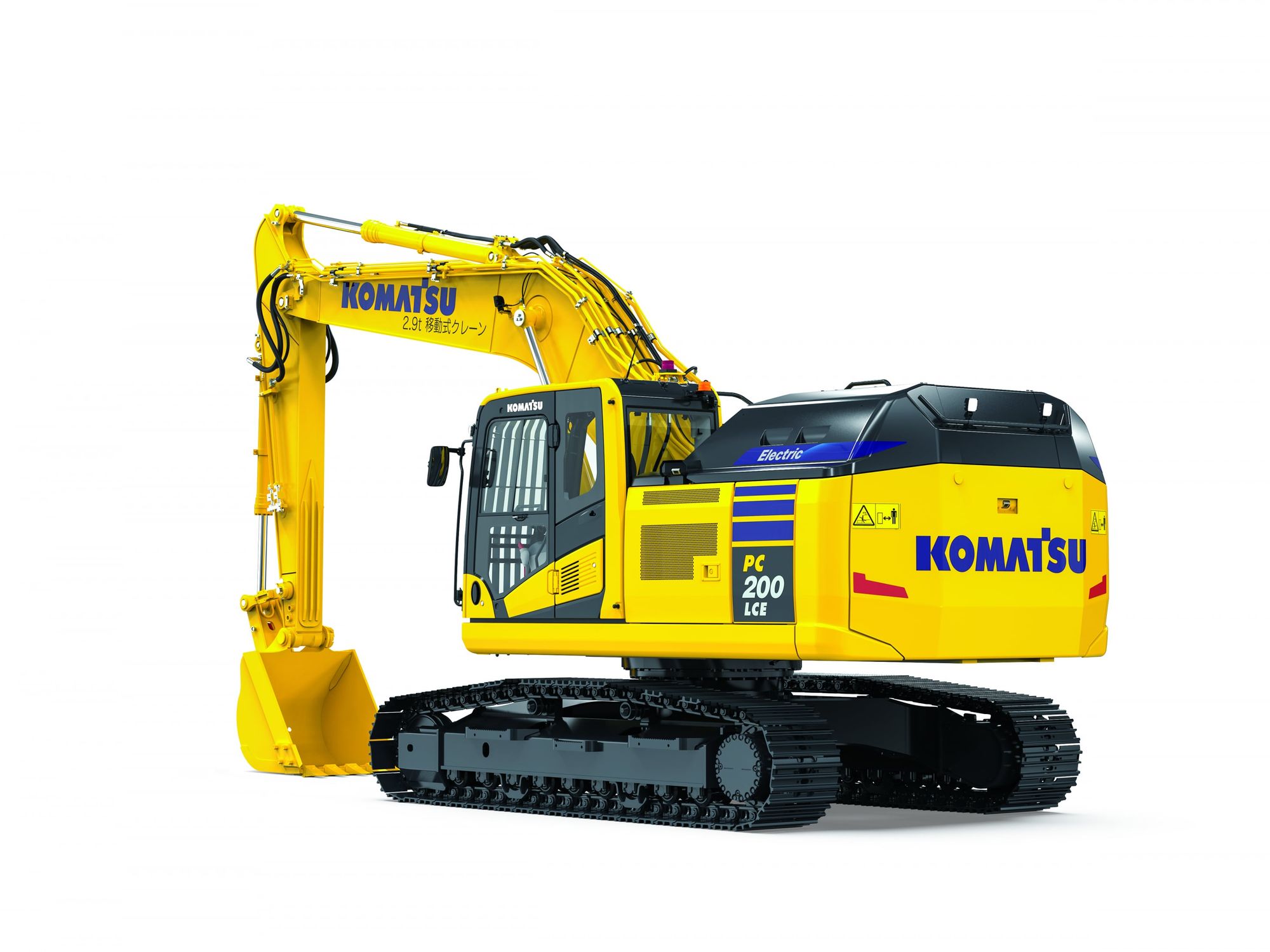 Komatsu plant die Einführung neuer 20-t-Elektrobagger
