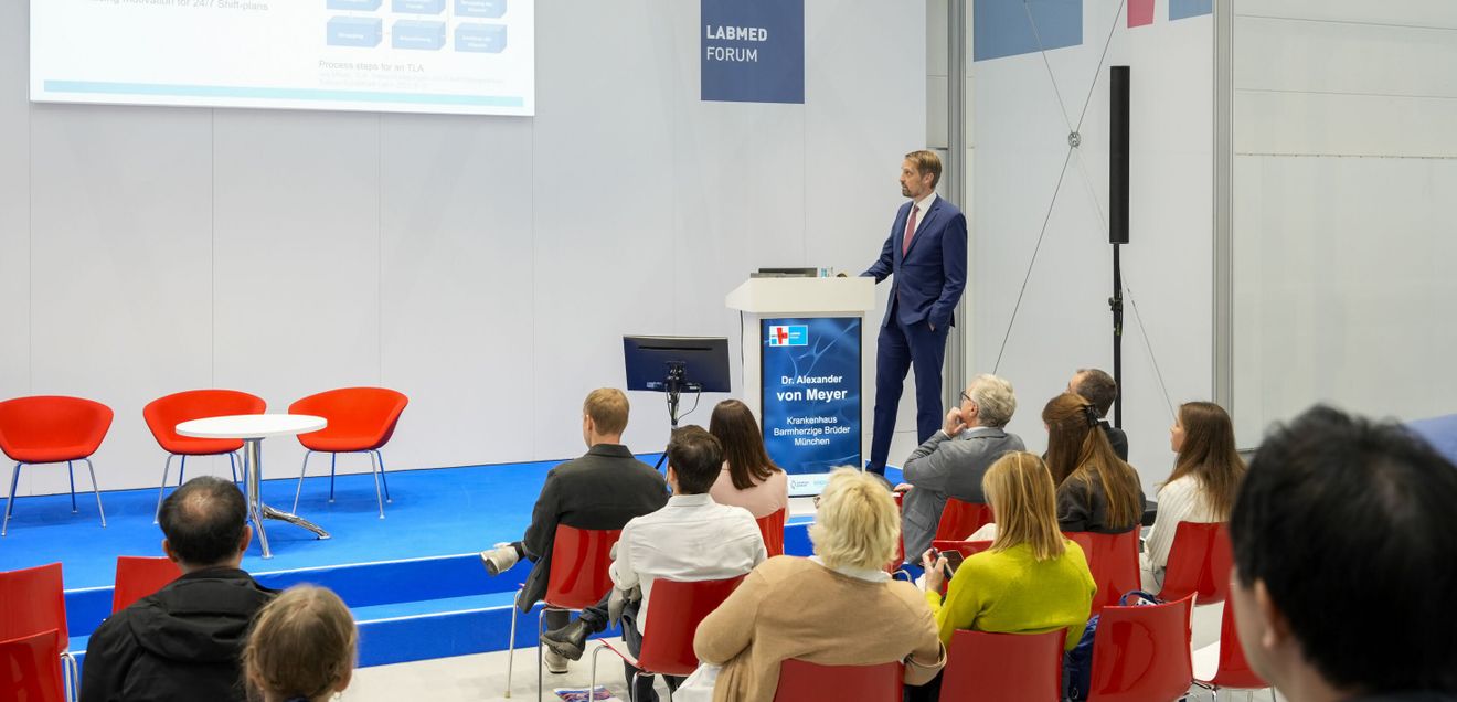 Labmed Forum im Rahmen der Medica Impression vom Labmed Forum im Rahmen der Medica 2024.