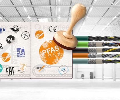 Chainflex cables without PFAS: Seal for planning security