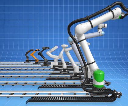 Igus: 7. Achse vervierfacht den Arbeitsraum