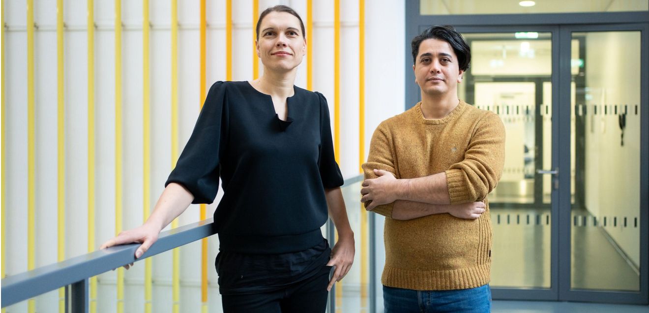 Prof. Dr. Kristina Tschulik und Dr. Pouya Hosseini.