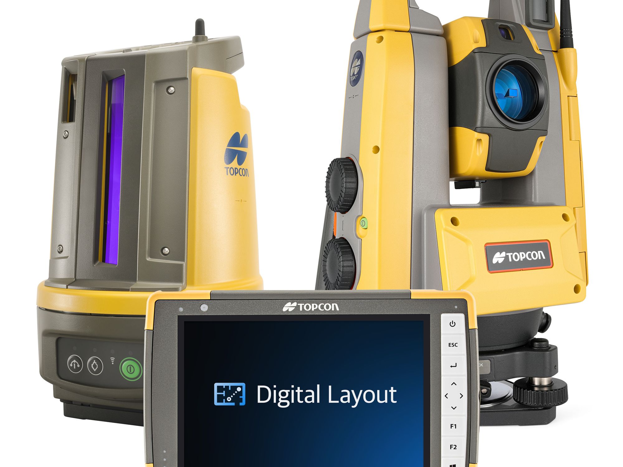 Die neue Digital Layout Software von Topcon ermöglicht Bauunternehmen einen digitalen Vermessungs- und Absteckungs-Prozess.