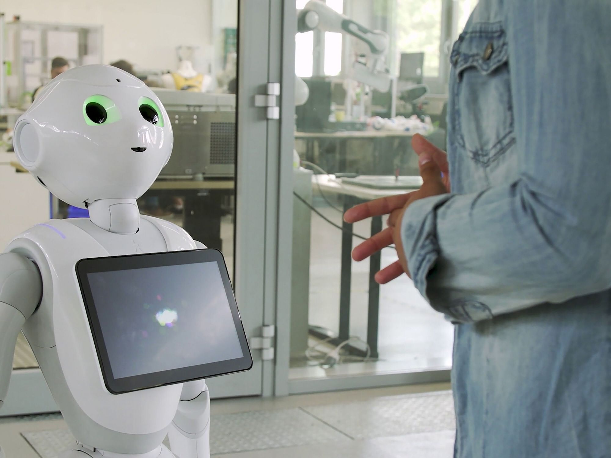 Research: Industrial service robots with a social streak