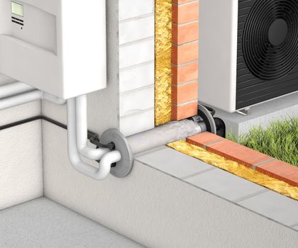 Die DOYMA GmbH & Co verfügt zusätzlich zu hochwertigen Dichtungs- und Brandschutzsystemen ebenfalls über ein innovatives Sortiment an Wärmepumpeneinführungen. Die neue DOYMAfix HP/O-S ergänzt das innovative Sortiment der Wärmepumpeneinführungen