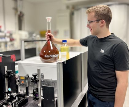Max Stutzenberger, Wissenschaftler im Team von Dr. Anna Ziefuß