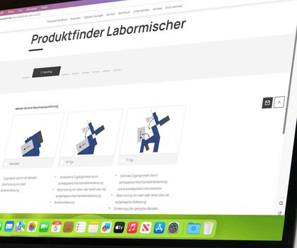 Produktfinder-Tool: Labormischer und Kleinmischer Produktfinder-Tool: Labormischer und Kleinmischer