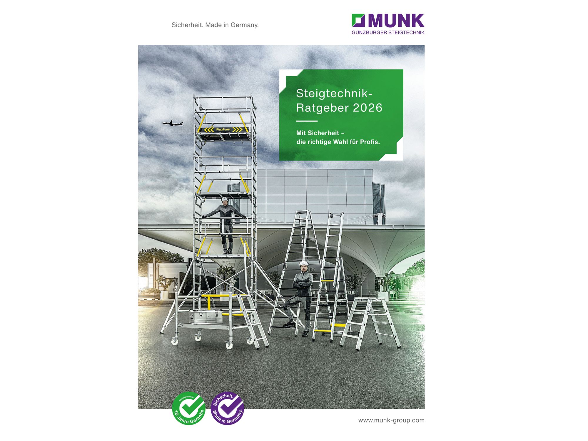 Steigtechnik-Ratgeber 2026 der Munk Günzburger Steigtechnik
