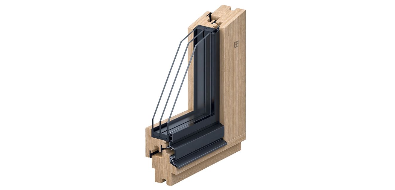 Hybrid-Holzfenster Hybrid-Holzfenster