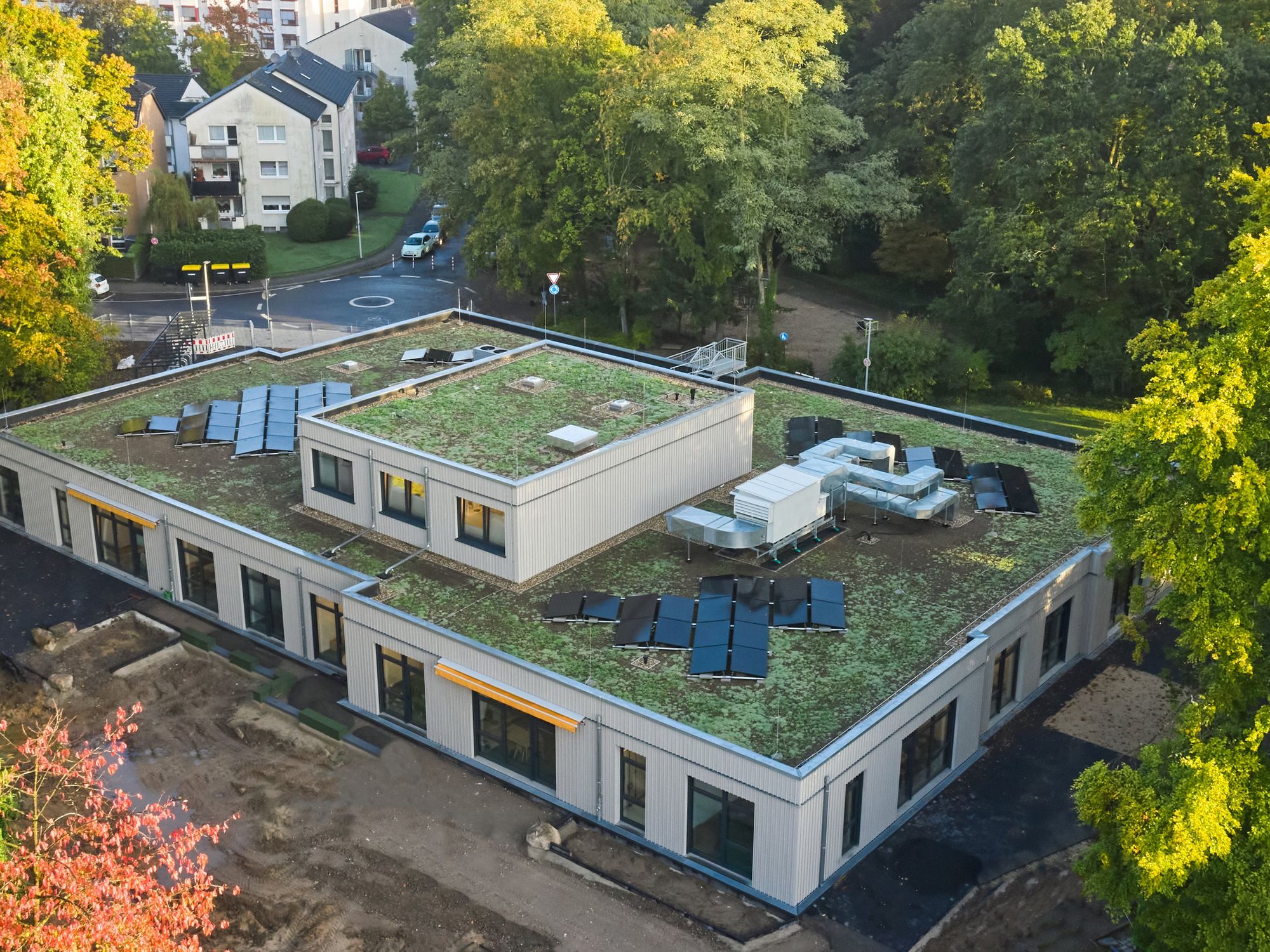 Dach Kita-Neubau in Hilden