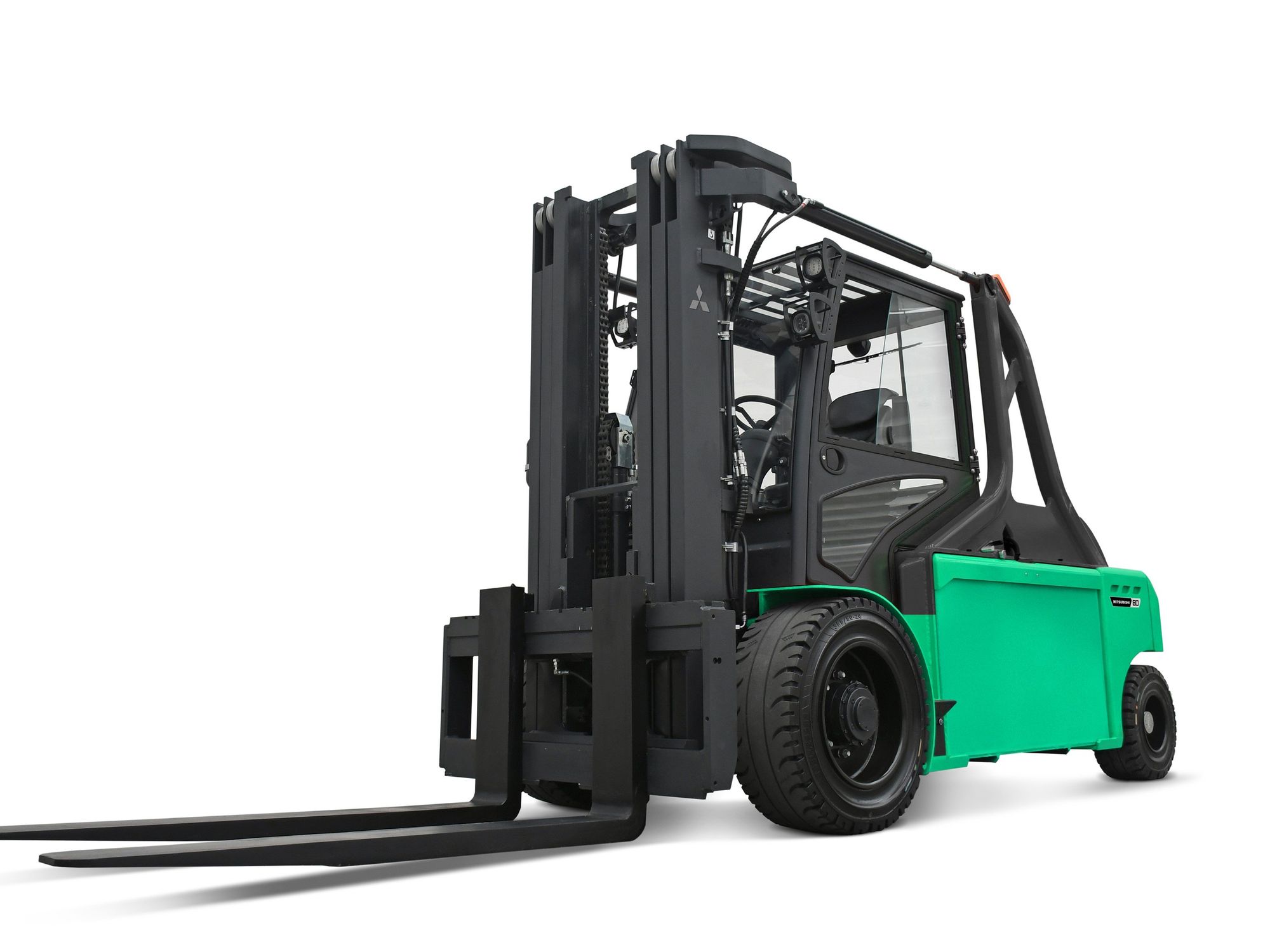 Electric heavy-duty forklift truck