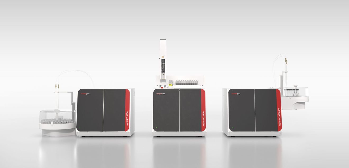 Produkt des Jahres 2025 - Kategorie Analytik: TOC-Analysatorserie multi N/C x300 Analysatoren der Serie multi N/C x300