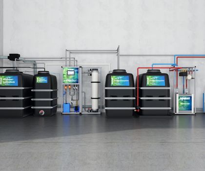 Eine Wasseranlage von Dehoust