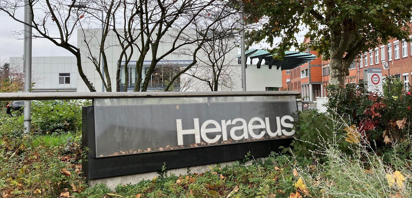 Logo des Hanauer Technologieunternehmens Heraeus
