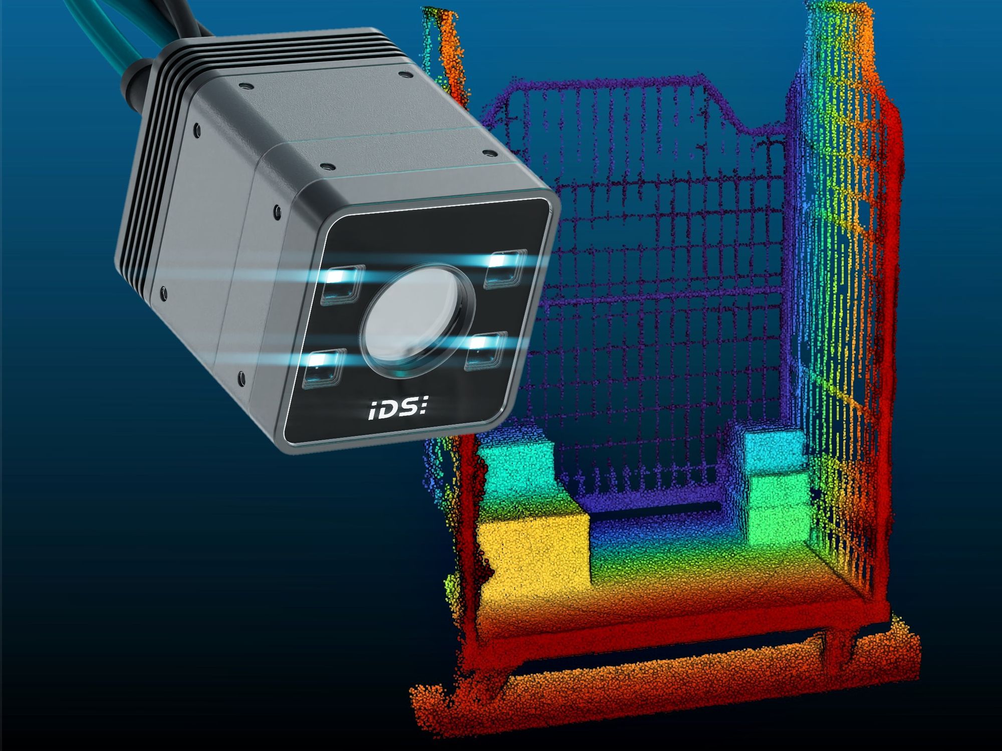 IDS: ToF-Kamera für präzise 3D-Daten in jeder Umgebung