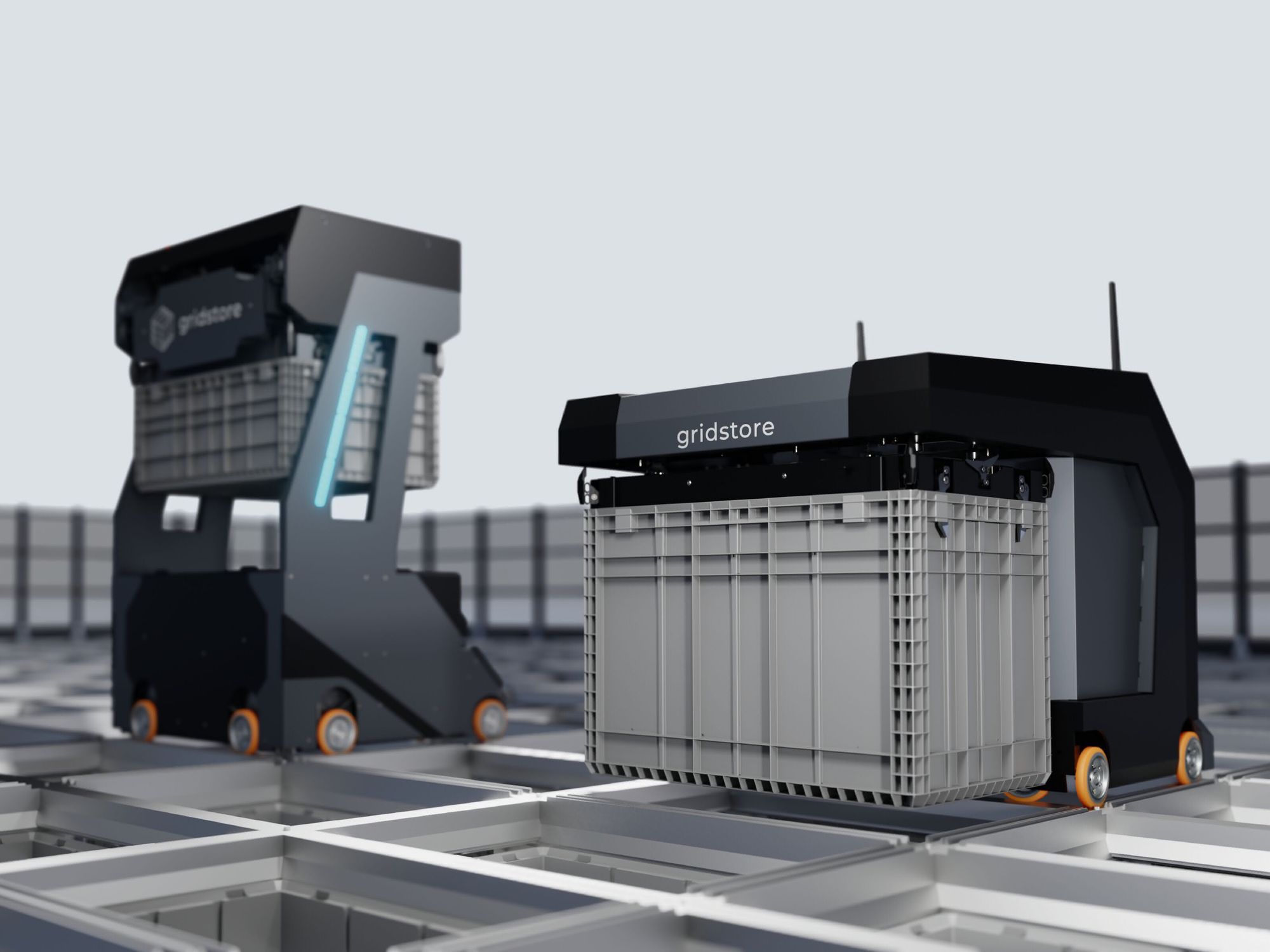 Storage solution: Space-saving and scalable storage