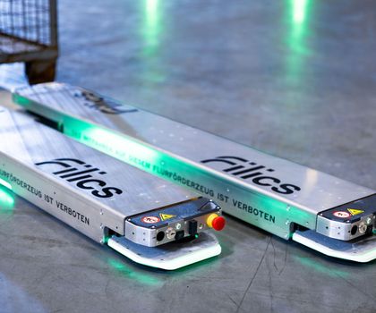 Filics auf der Logimat 2026: Autonomes Palettenhandling für enge Lager Filics auf der Logimat 2026: Autonomes Palettenhandling für enge Lager