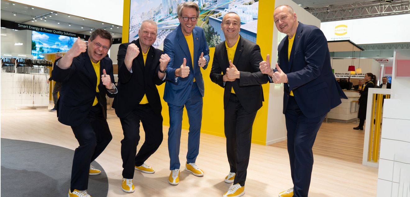Harting auf der Hannover Messe 2025: Fokus auf AES-Sektoren Energy, Industry, Mobility Harting auf der Hannover Messe 2025: Fokus auf AES-Sektoren Energy, Industry, Mobility