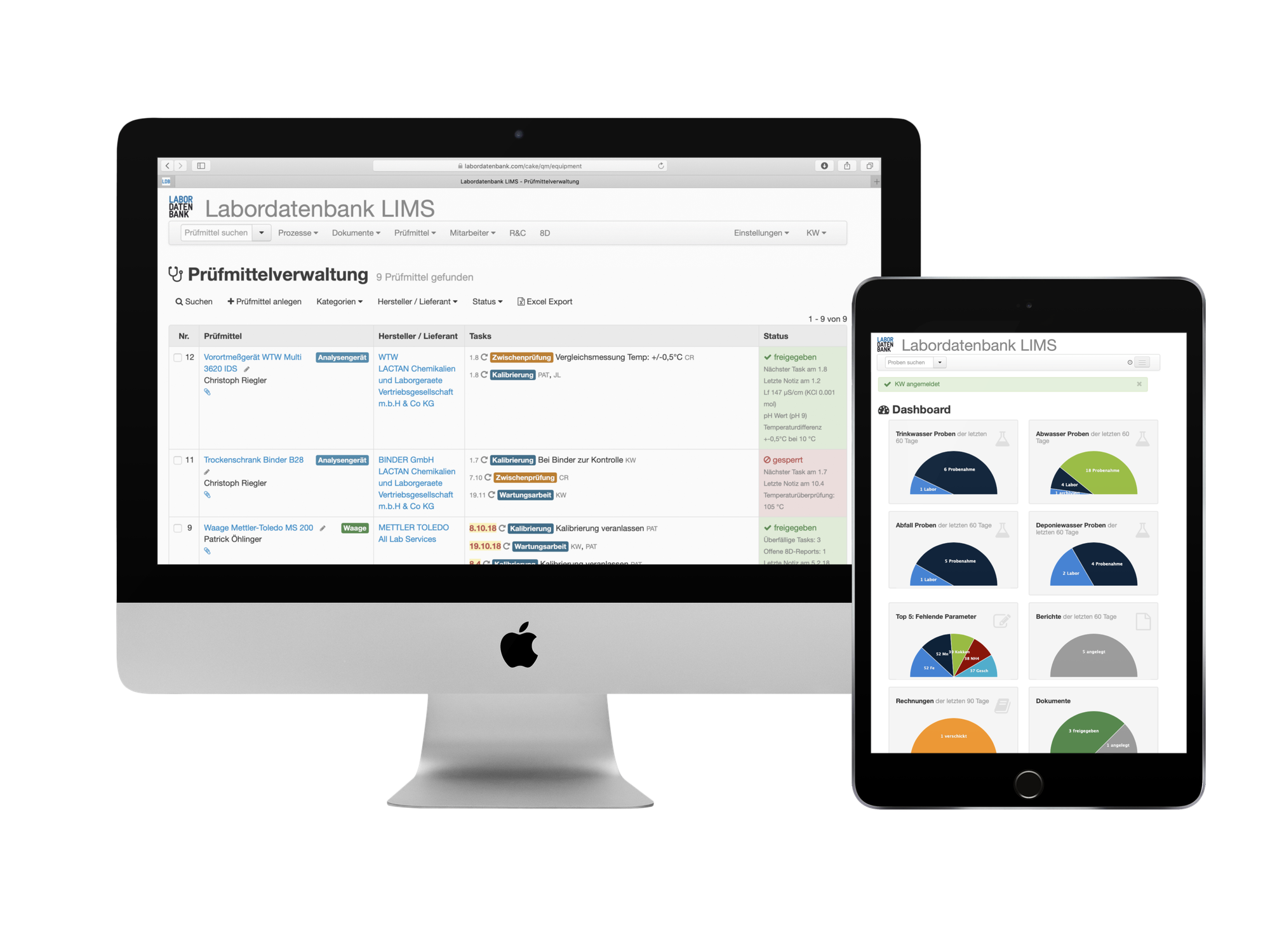Anzeige: Labordatenbank: LIMS und QM-Anforderungen in einem System Anzeige: Labordatenbank: LIMS und QM-Anforderungen in einem System