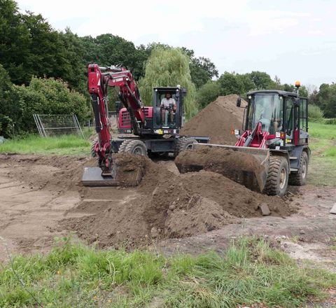 Yanmar-Bagger im Einsatz für die Energie-Infrastruktur Yanmar-Bagger im Einsatz für die Energie-Infrastruktur