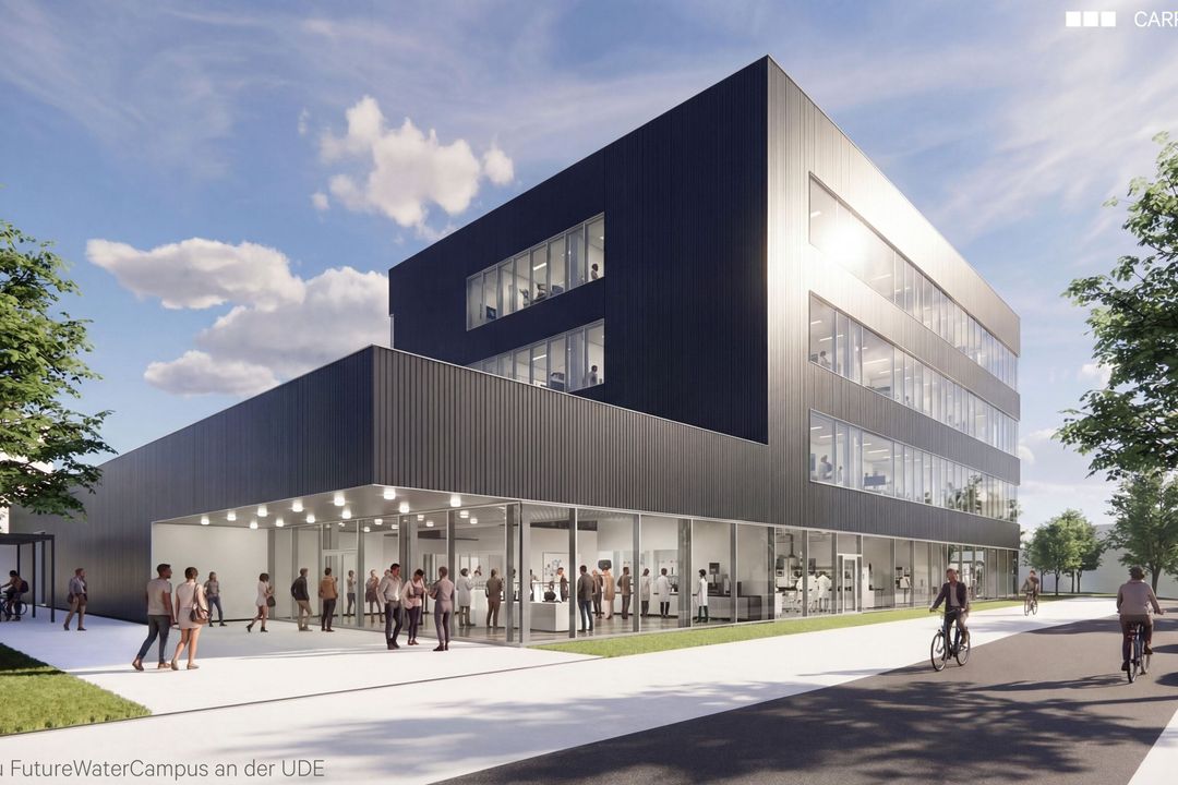 FutureWaterCampus - Entwurf des geplanten Gebäudes Entwurf des geplanten Gebäudes