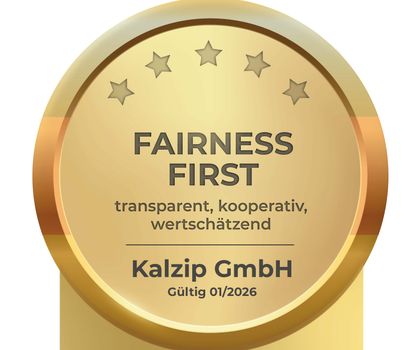Fairness First Siegel des Deutschen Innovationsinstituts für die Kalzip GmbH