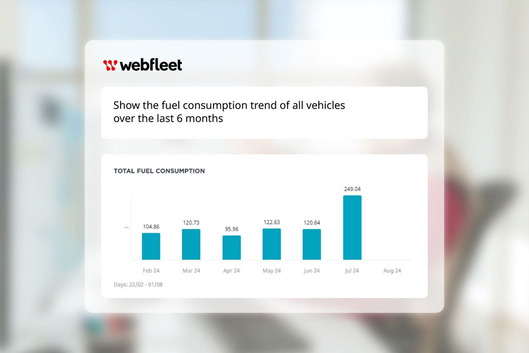 AI Assistant von Webfleet