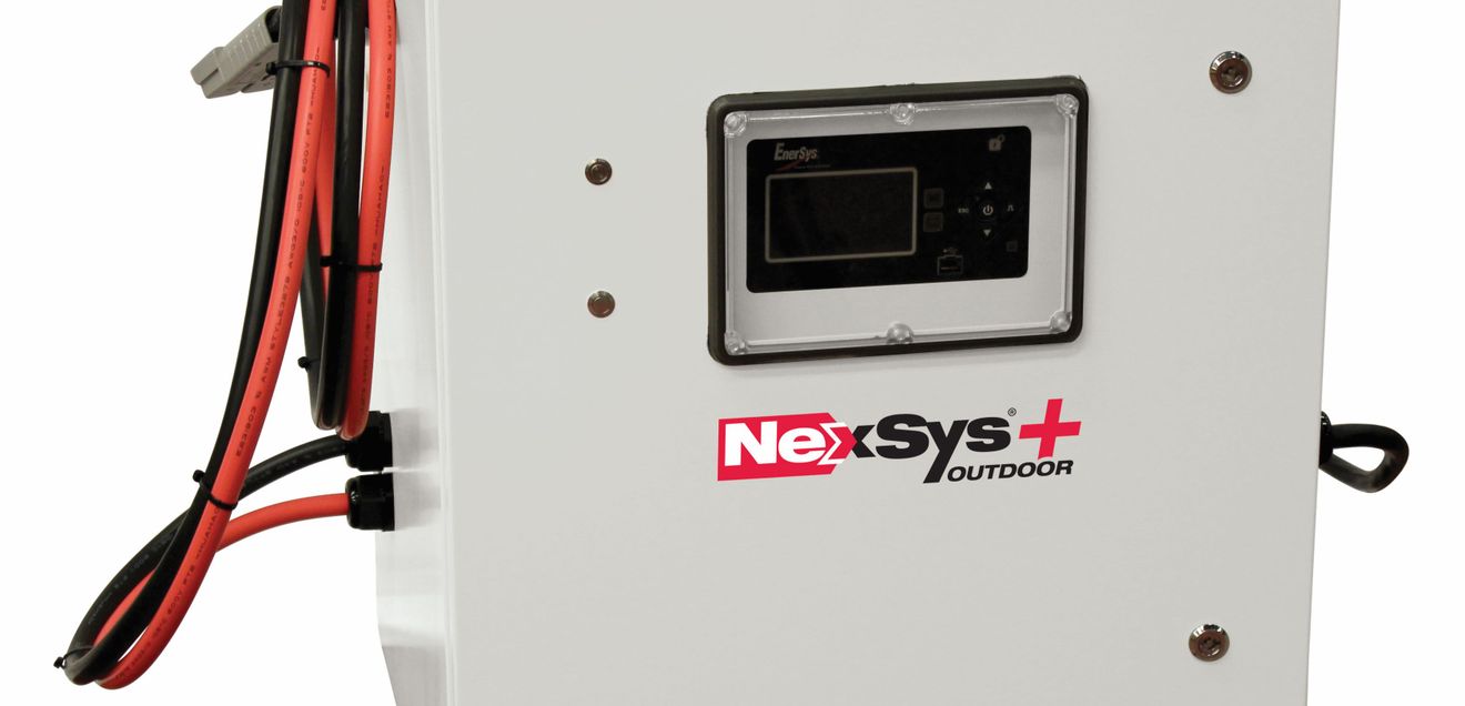 Charging solution: EnerSys presents new outdoor charger Charging solution: EnerSys presents new outdoor charger