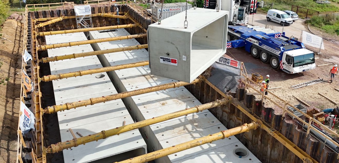 1.000 Kubikmeter Sicherheit von Berding Beton