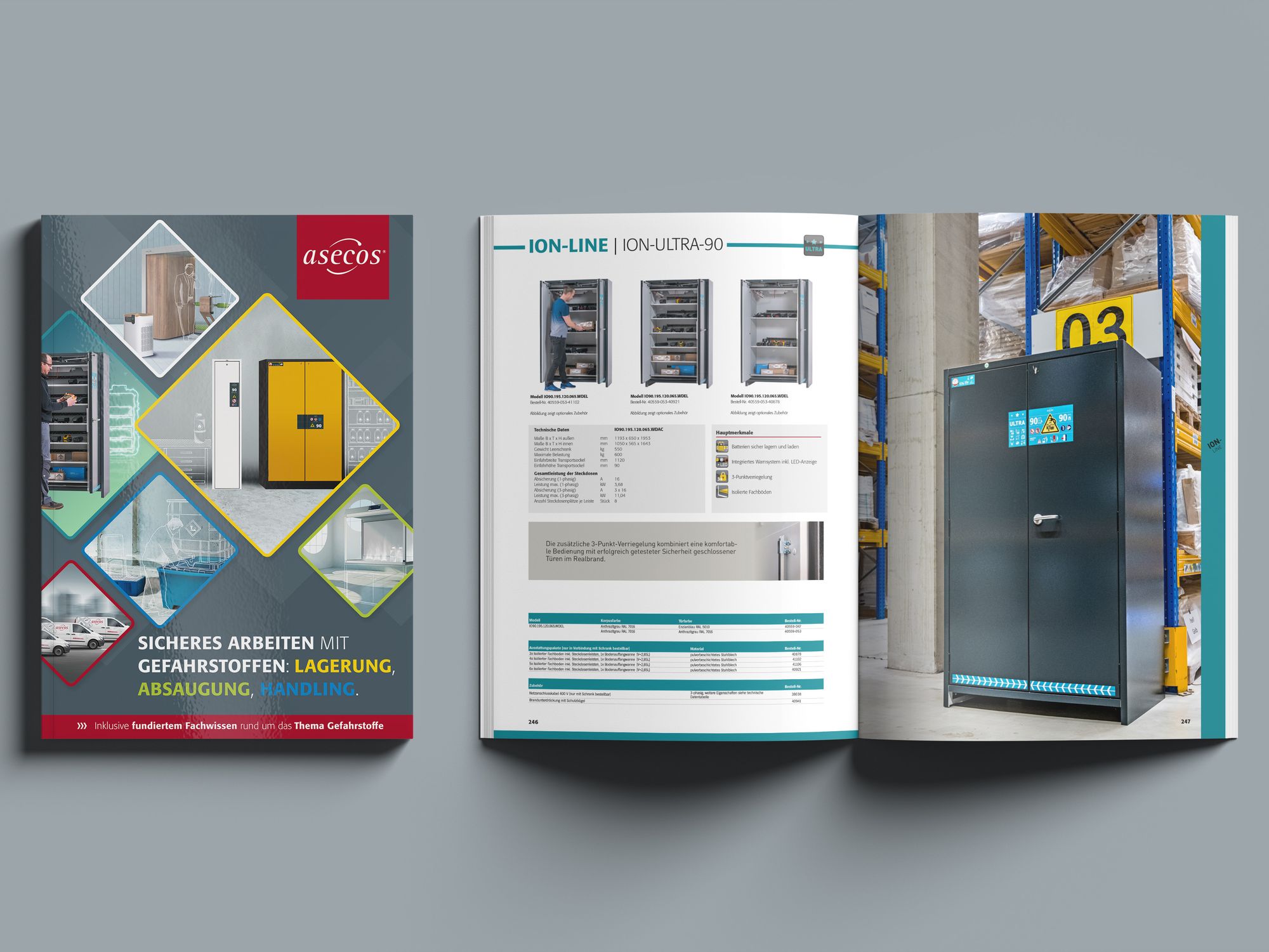 Gefahrstoffe im Labor Katalog „Sicheres Arbeiten mit Gefahrstoffen: Lagerung – Absaugung – Handling"