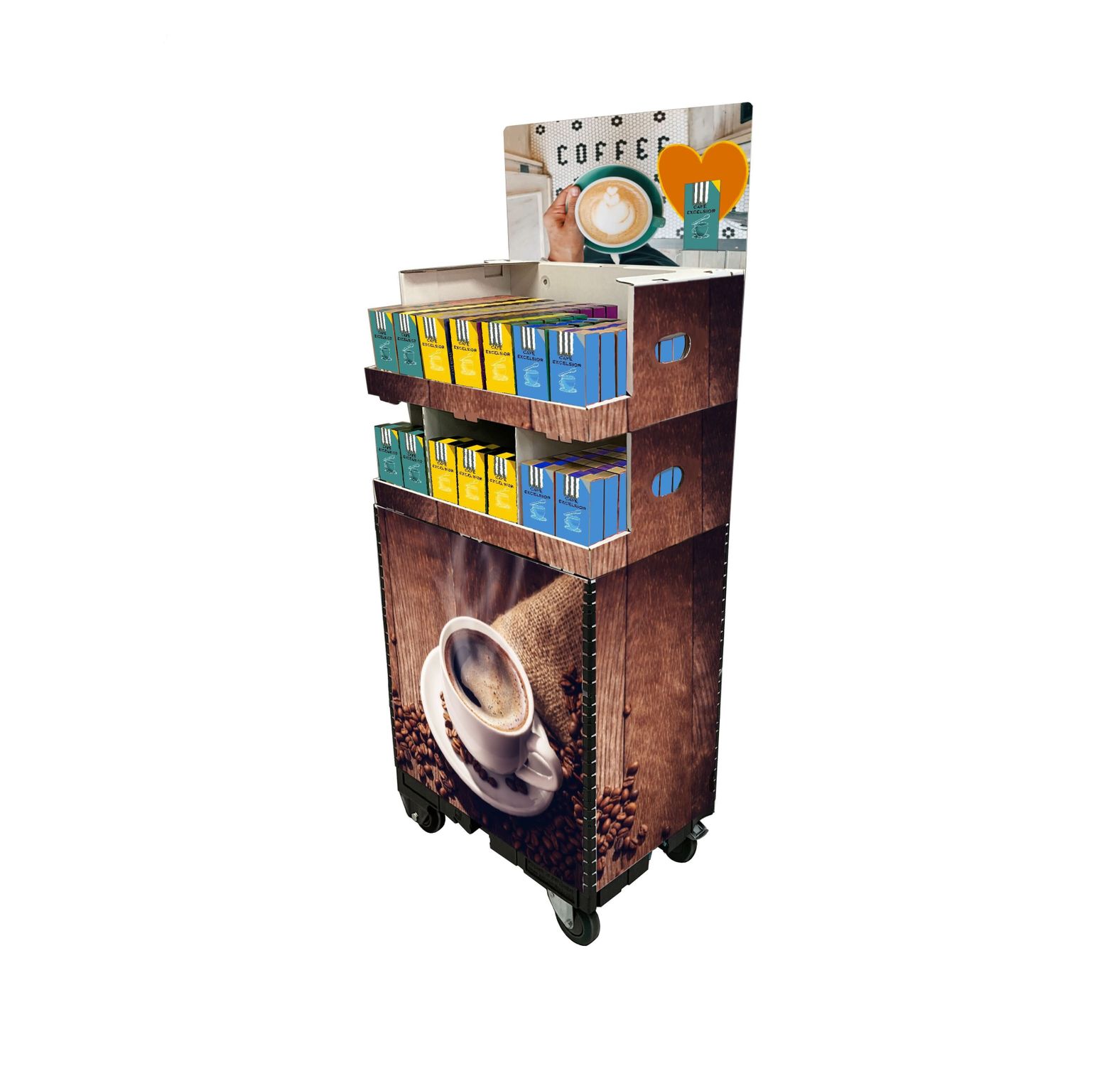 RUDi - innovative reusable display for the POS
