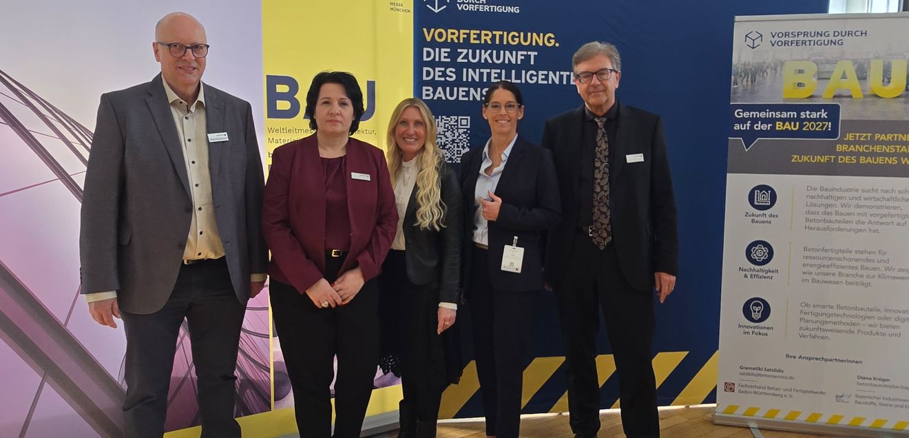 Messe BAU und Betonbauteile-Branche bündeln Kräfte für serielles und modulares Bauen Messe BAU und Betonbauteile-Branche bündeln Kräfte für serielles und modulares Bauen