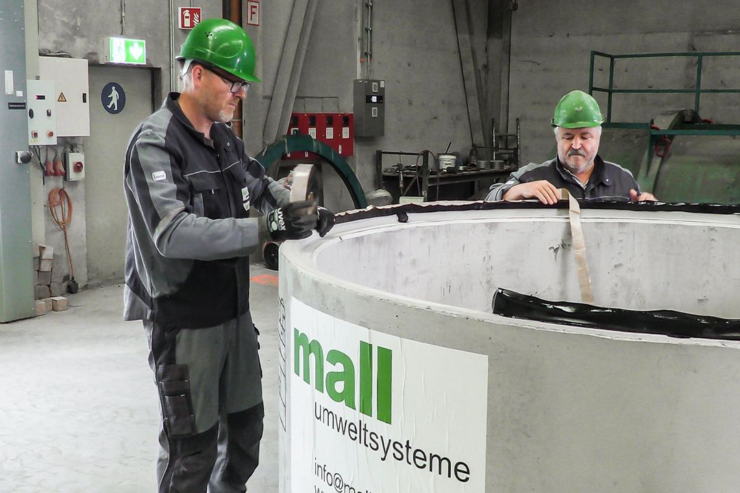 Mall - Rückstau im Zisternenüberlauf Mall - Rückstau im Zisternenüberlauf
