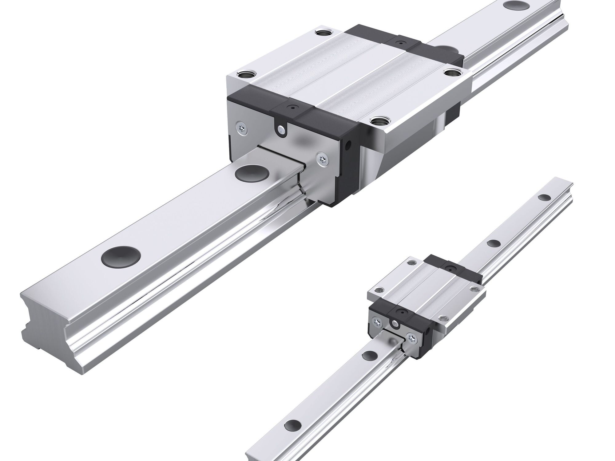 Ball rail guide: Individually cut to length