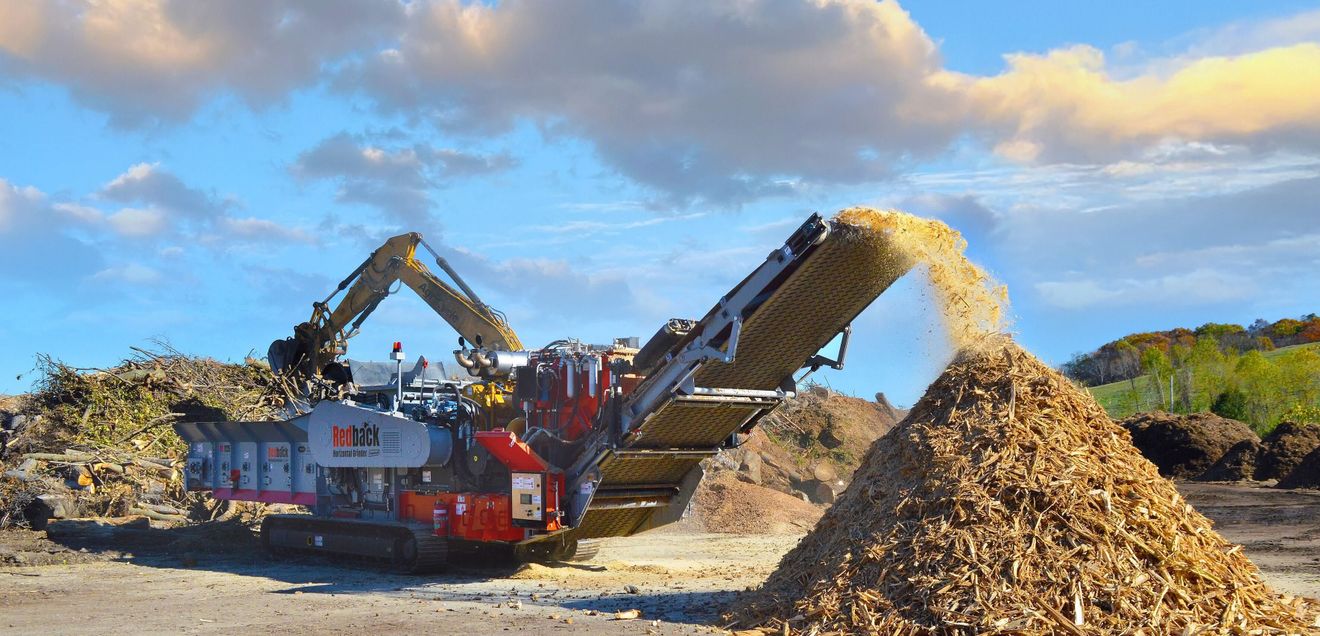 Eine Brecheranlage von Doppstadt Eine Brecheranlage von Doppstadt, die auch in Nordamerika erfolgreich sein soll.