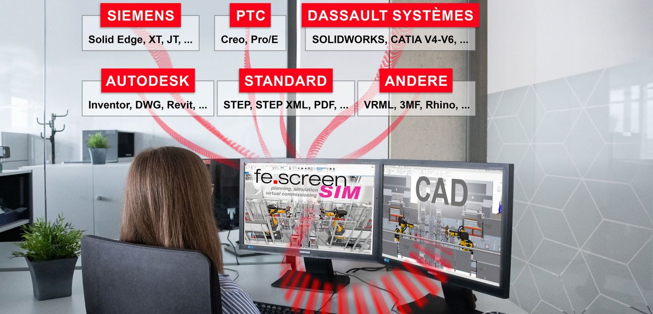Improve engineering workflow: At high speed to the digital twin CAD data import