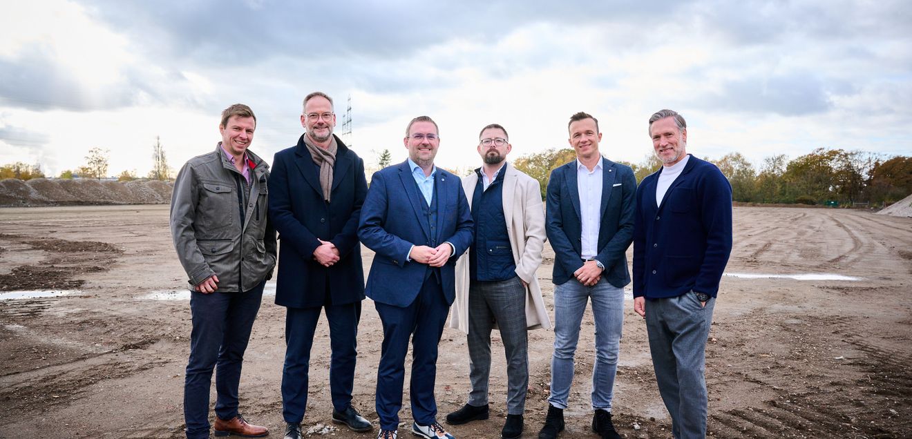 (von links) Sven Medzech, Rainer Bertelsmeier, Erik Lierenfeld, Daniel Stoll, Alexander Emde, Jan-Gerd Bach