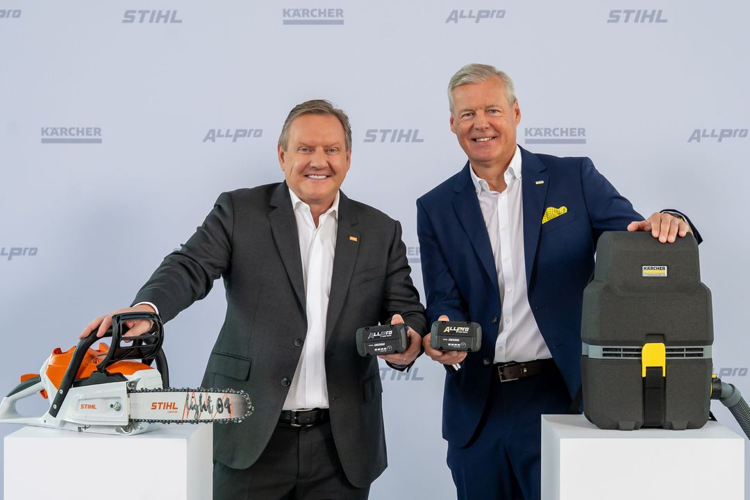 Kärcher und Stihl starten Akku-Allianz