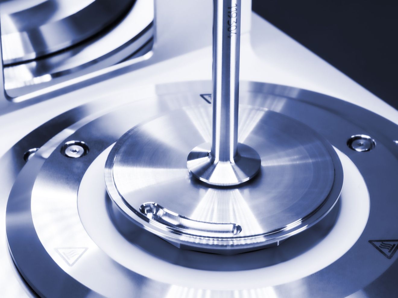 Untere Messplatte des Modular Compact Rheometer (MCR) von Anton Paar