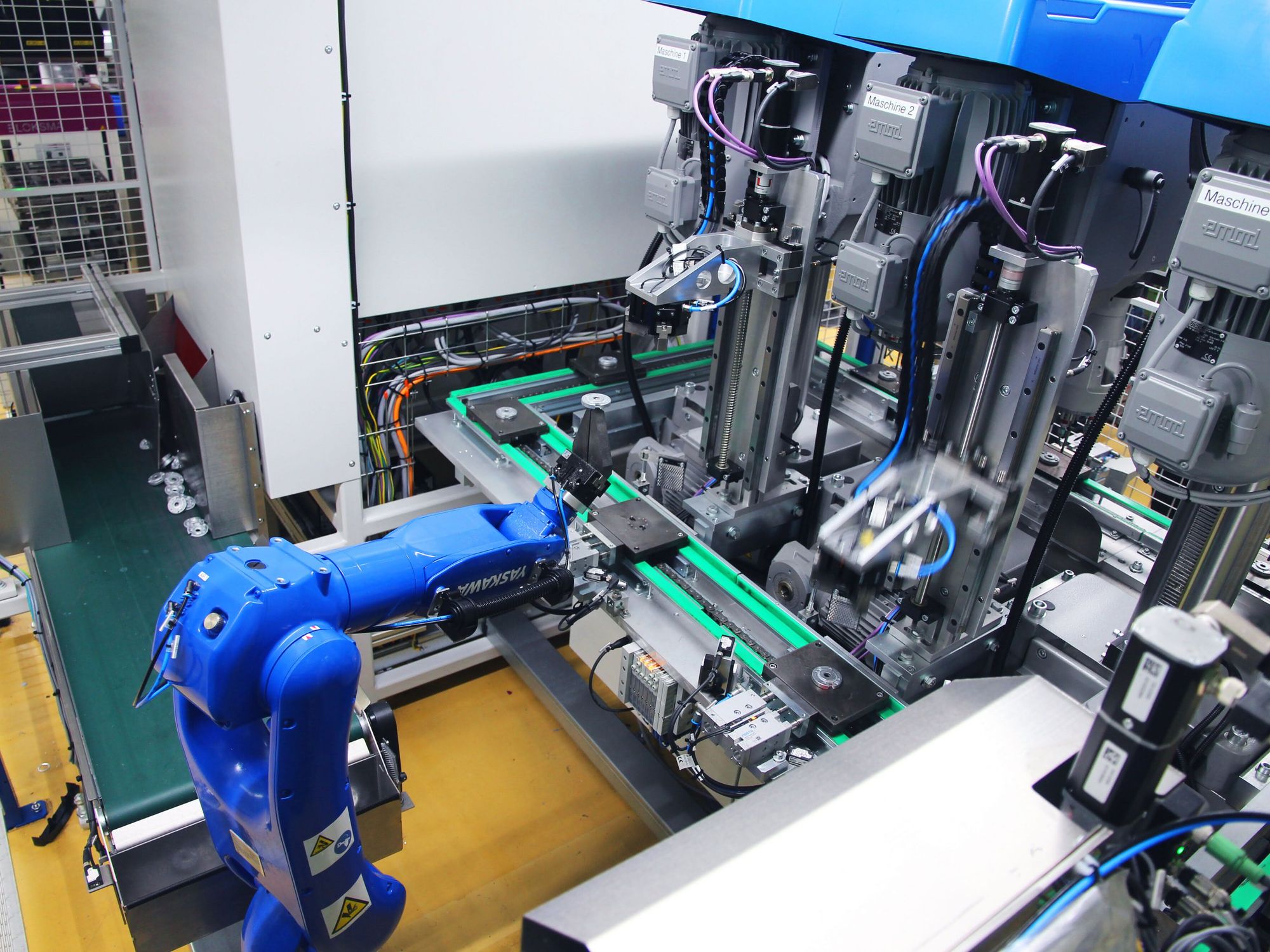 Yaskawa robots in use