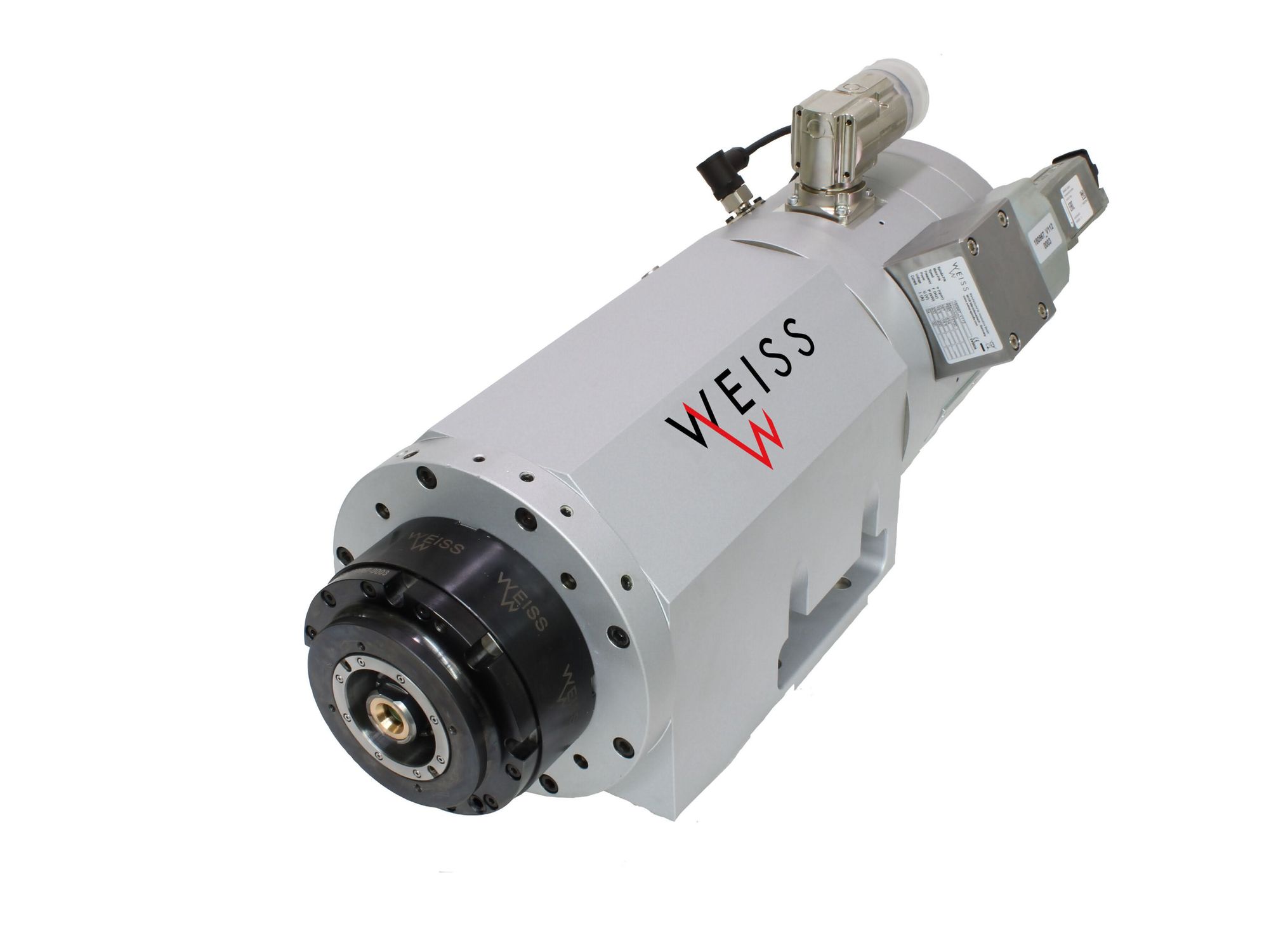 The milling robot spindle has a particularly lightweight design and does not require numerous peripheral devices.