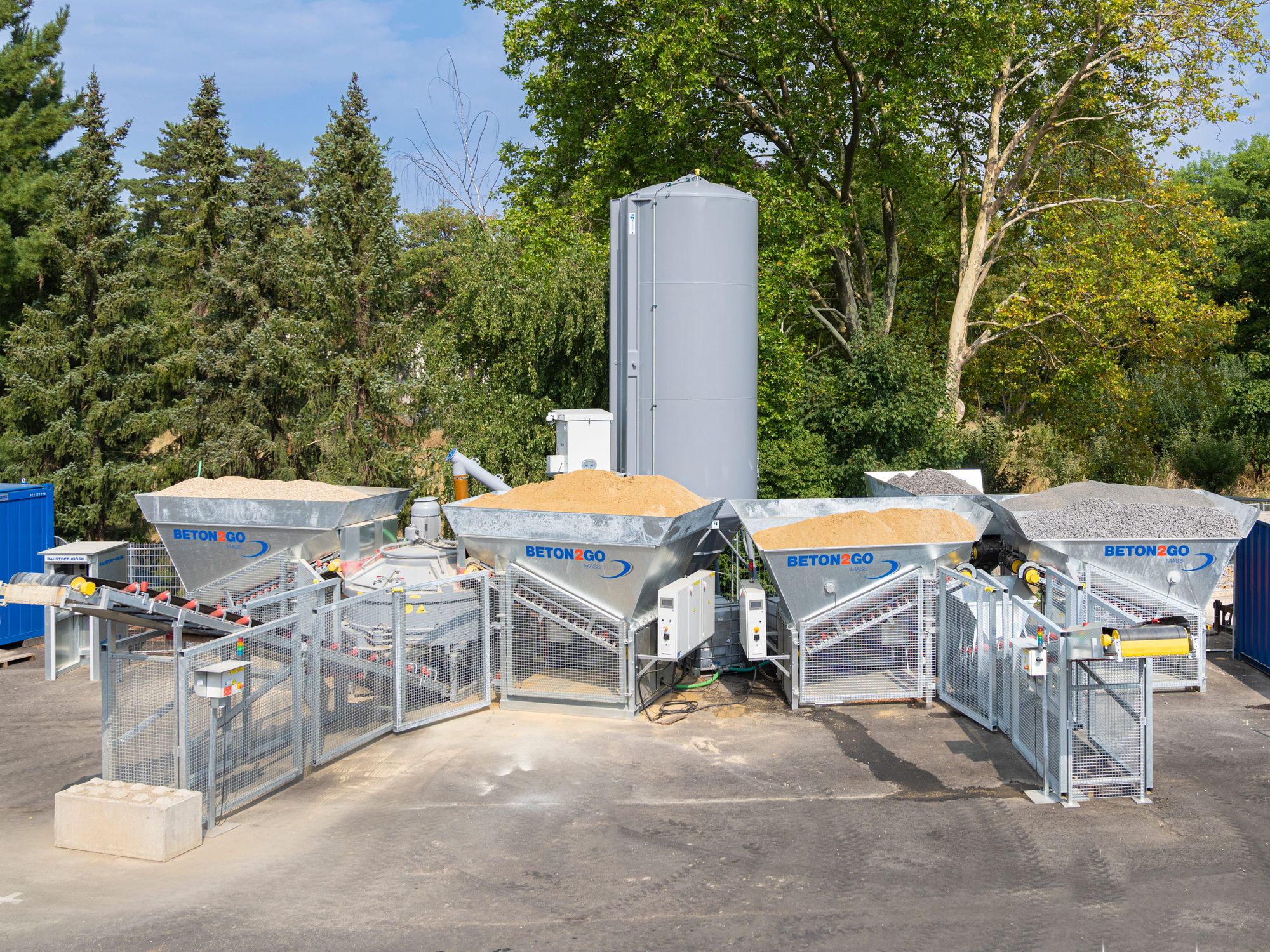Die Betontankstellen von Beton2Go lassen sich flexibel installieren und individuell an die jeweiligen Anforderungen des Betreibers anpassen.