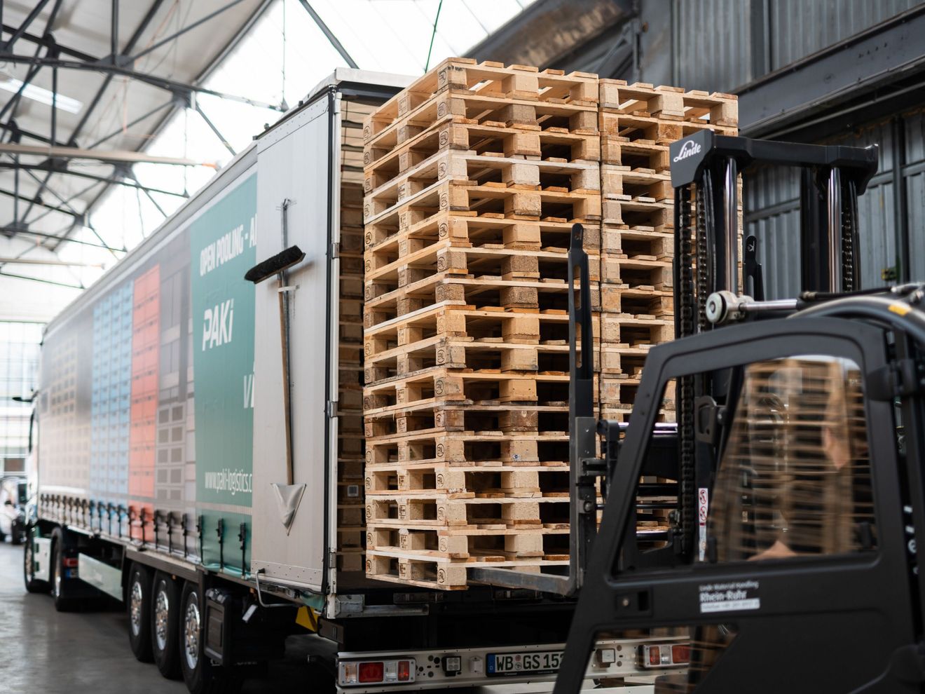 Pallet pooling: Digitalization in pooling for sustainability Digital tracking of pallets
