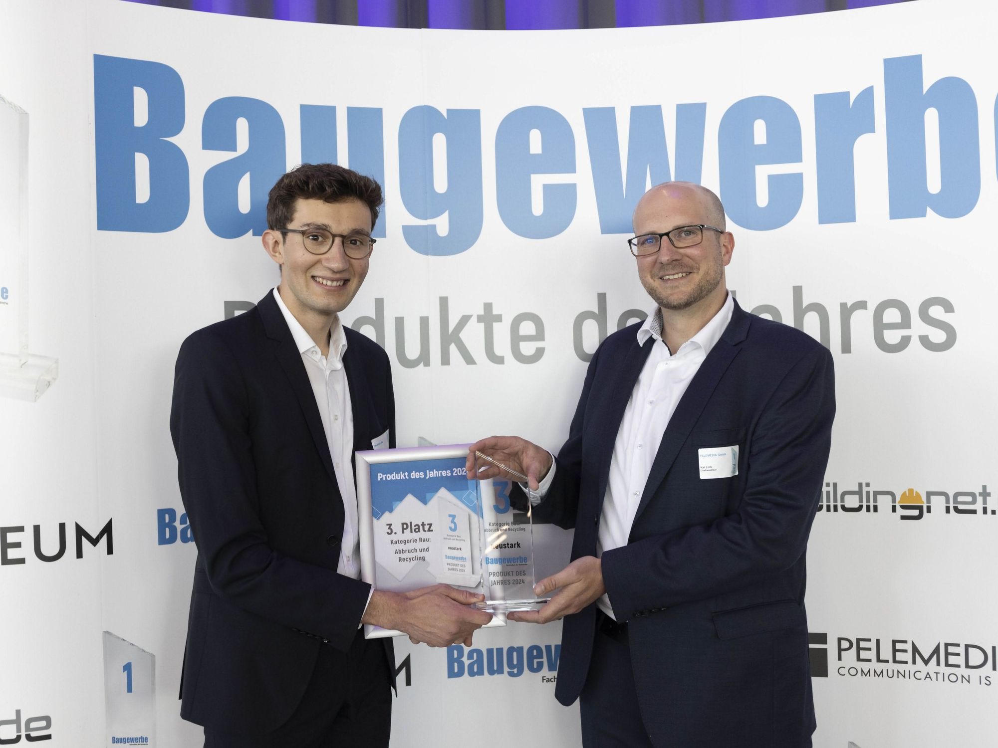 Die Preisträger der Baugewerbe Produkte des Jahres 2024