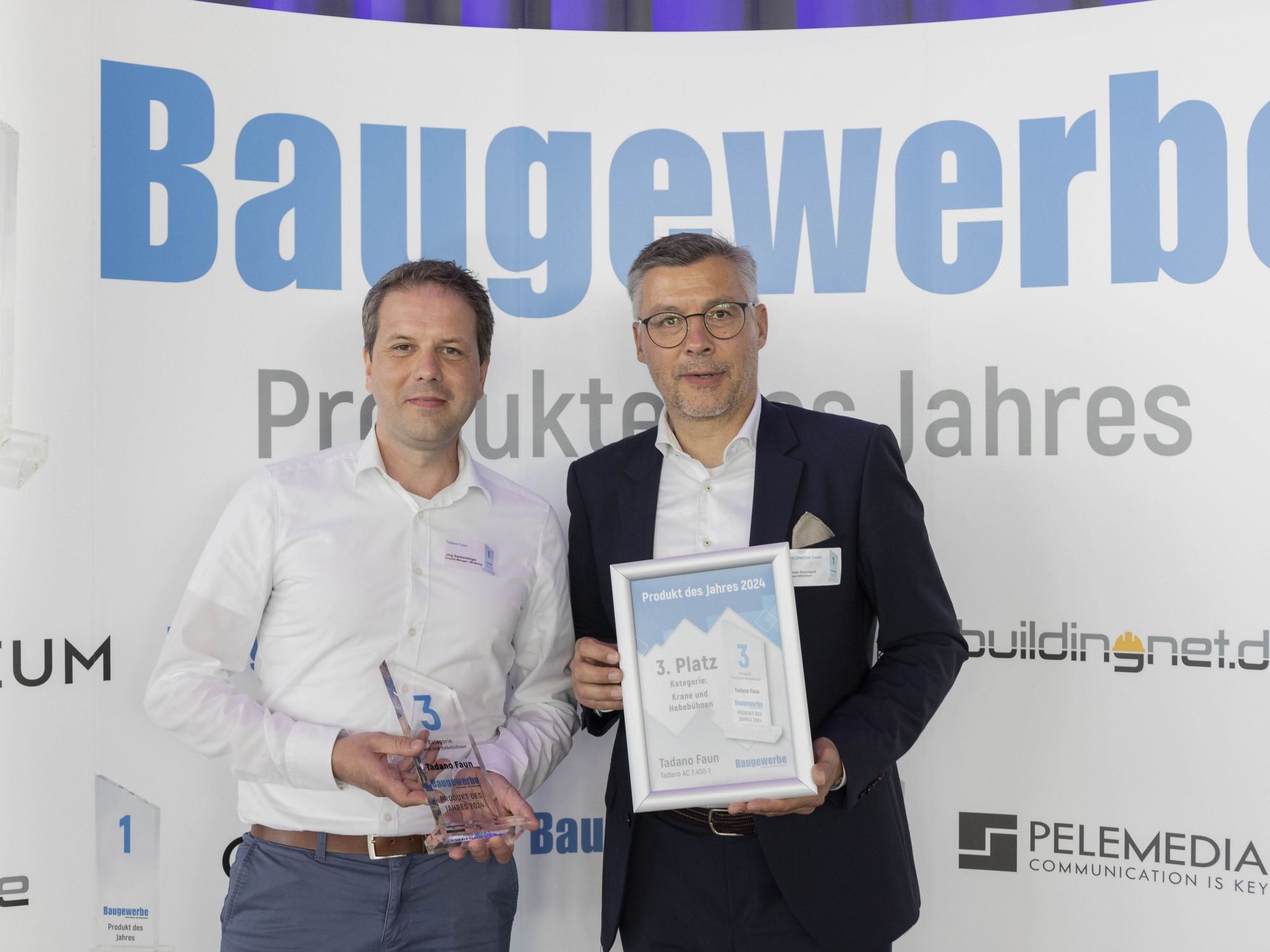 Die Preisträger der Baugewerbe Produkte des Jahres 2024
