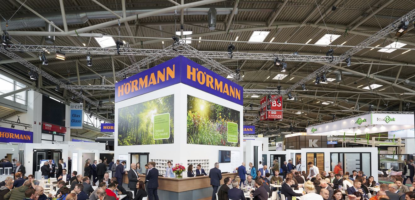 örmann-Stand auf der Messe Hörmann-Stand auf der Messe