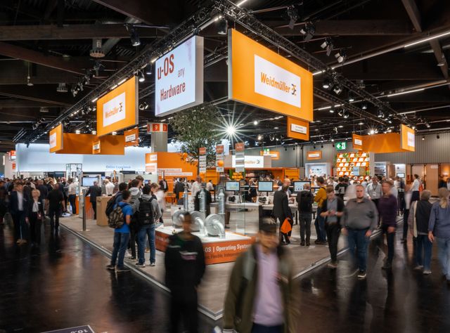 Weidmüller exhibition stand SPS 2023