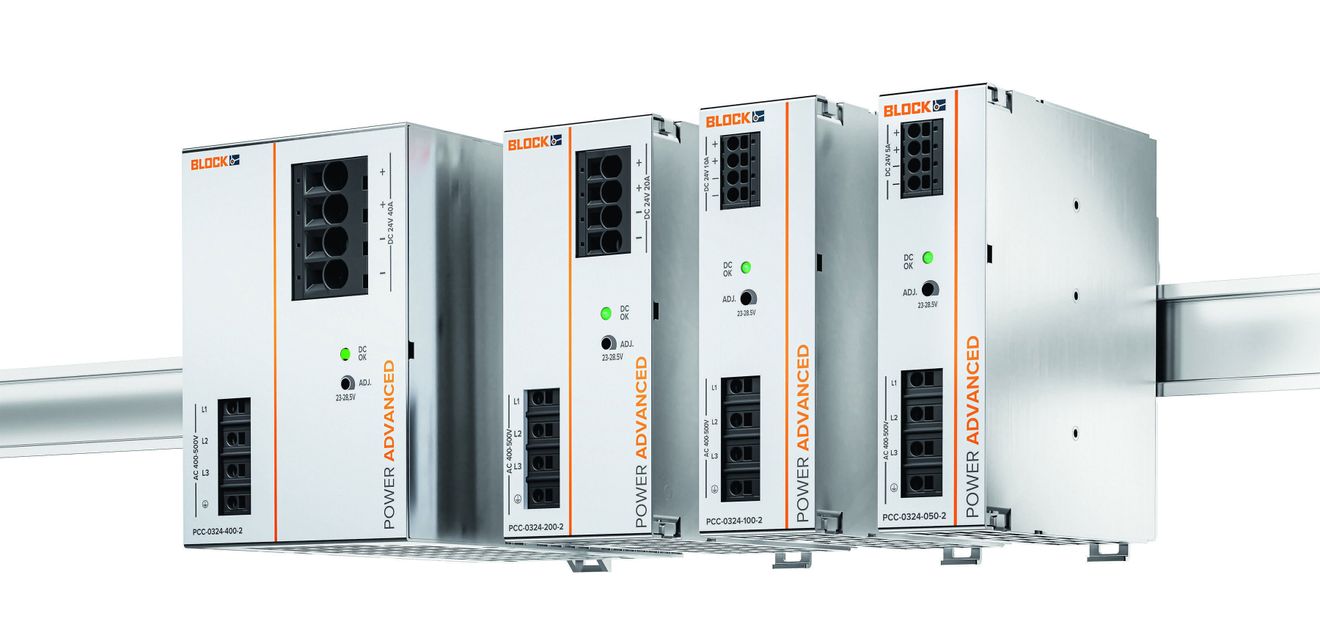 Block: Flexible dreiphasige Stromversorgungen